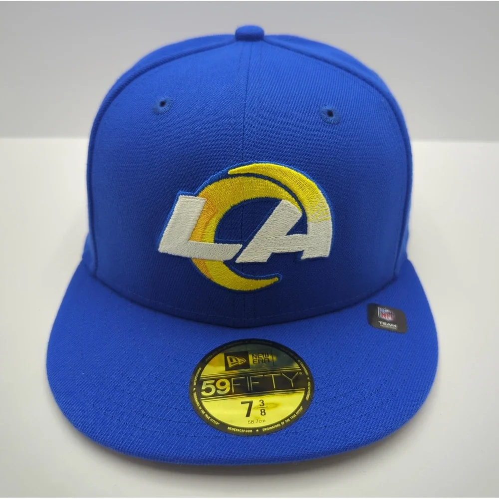 New Era 59FIFTY Los Angeles Rams 2020 Draft Hat Blue Fitted 7 3/8 12494511
